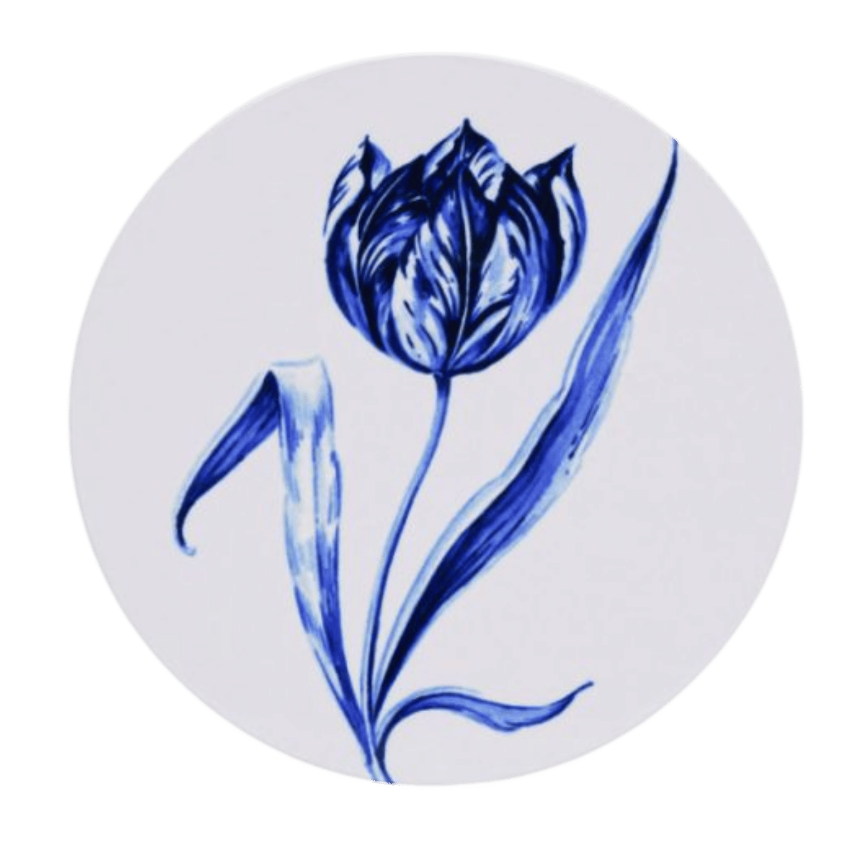 Heinen Delfts Blauw Onderzetters Hollandse plaatjes 4 stuks