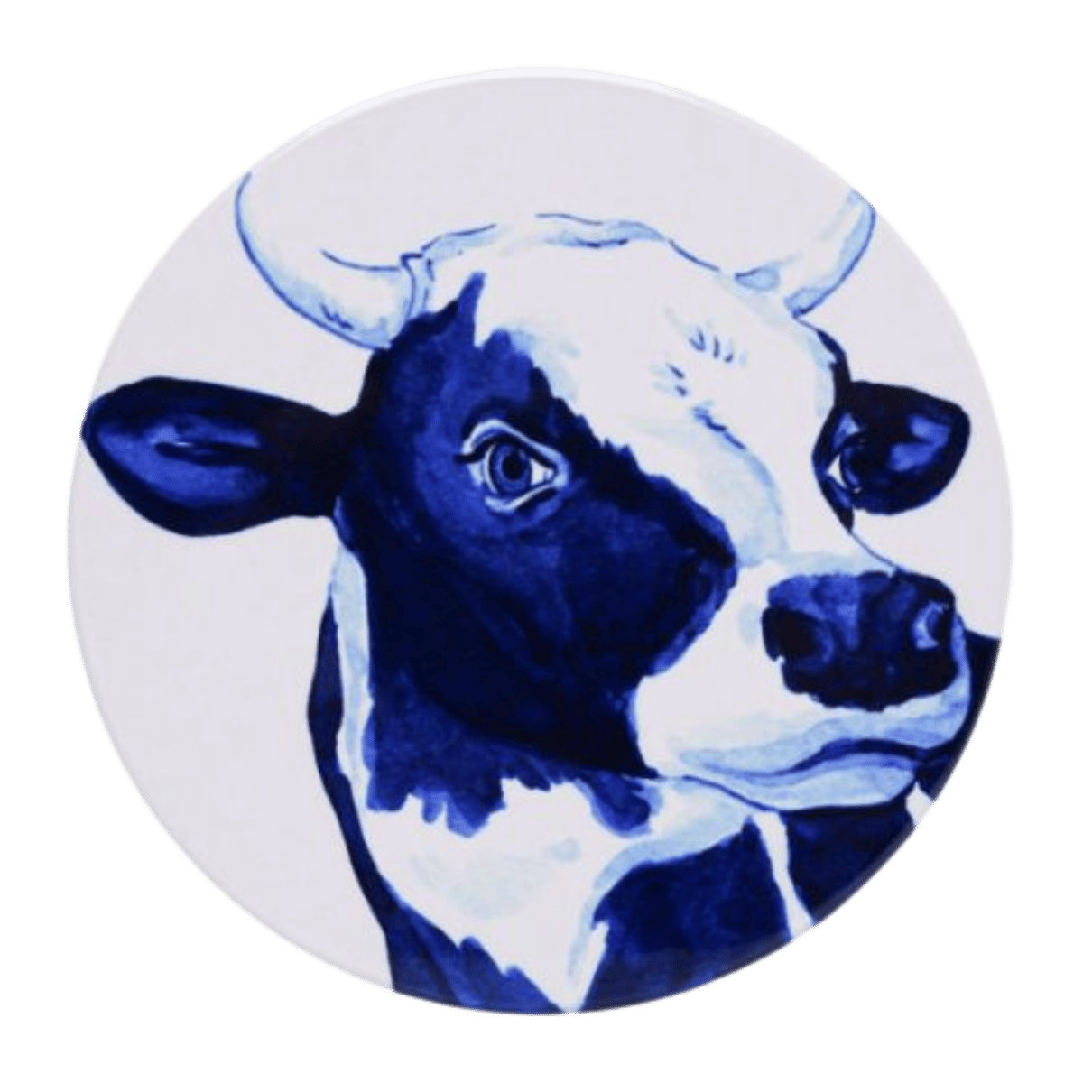 Heinen Delfts Blauw Onderzetters Hollandse plaatjes 4 stuks