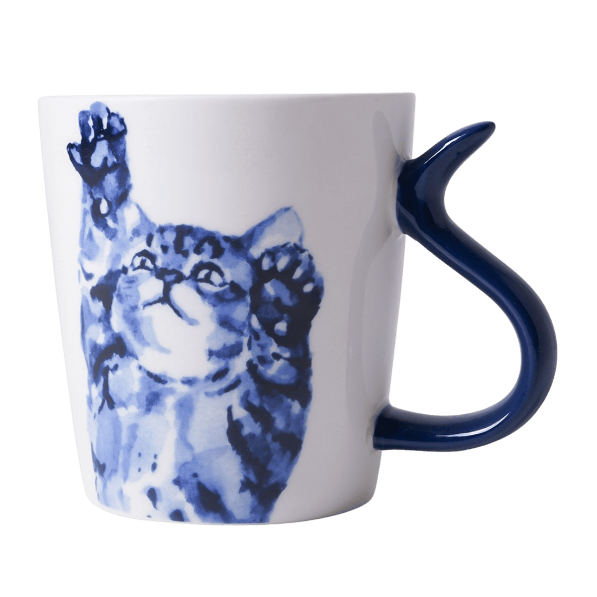 Heinen Delfts Blauw Mok Kattenstaart Ontdekken