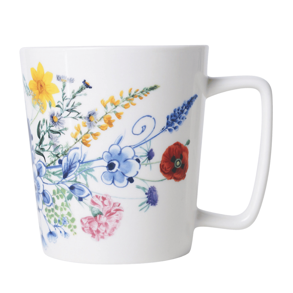 Heinen Delfts Blauw Mok 2 Bloementuintje