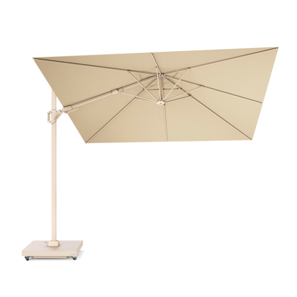 Platinum Zweefparasol Challenger T² premium Champagne 3 x 3 m