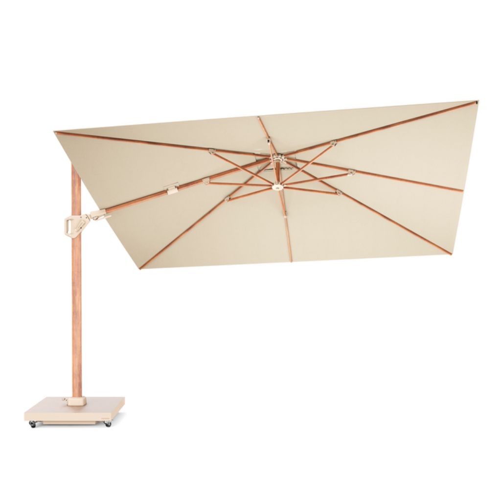 Platinum Zweefparasol Challenger T² Premium Champagne 2.6 x 3.5 m