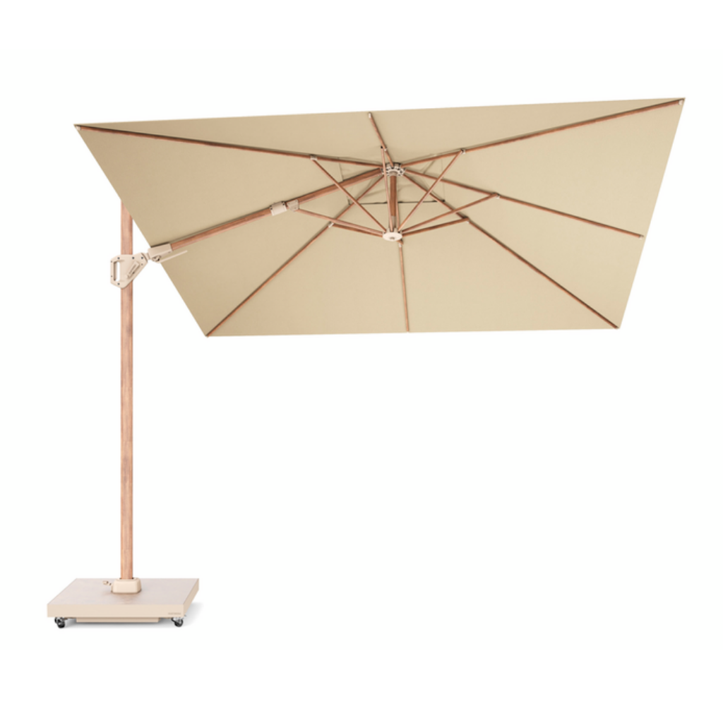Platinum Zweefparasol Challenger T² Premium Champagne 300 x 300 cm