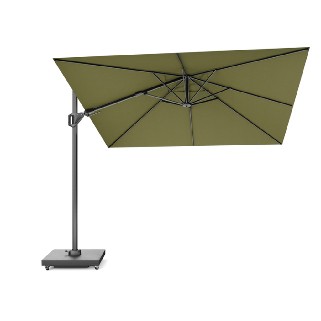 Platinum Zweefparasol Challenger T² premium Lush green 3 x 3 m