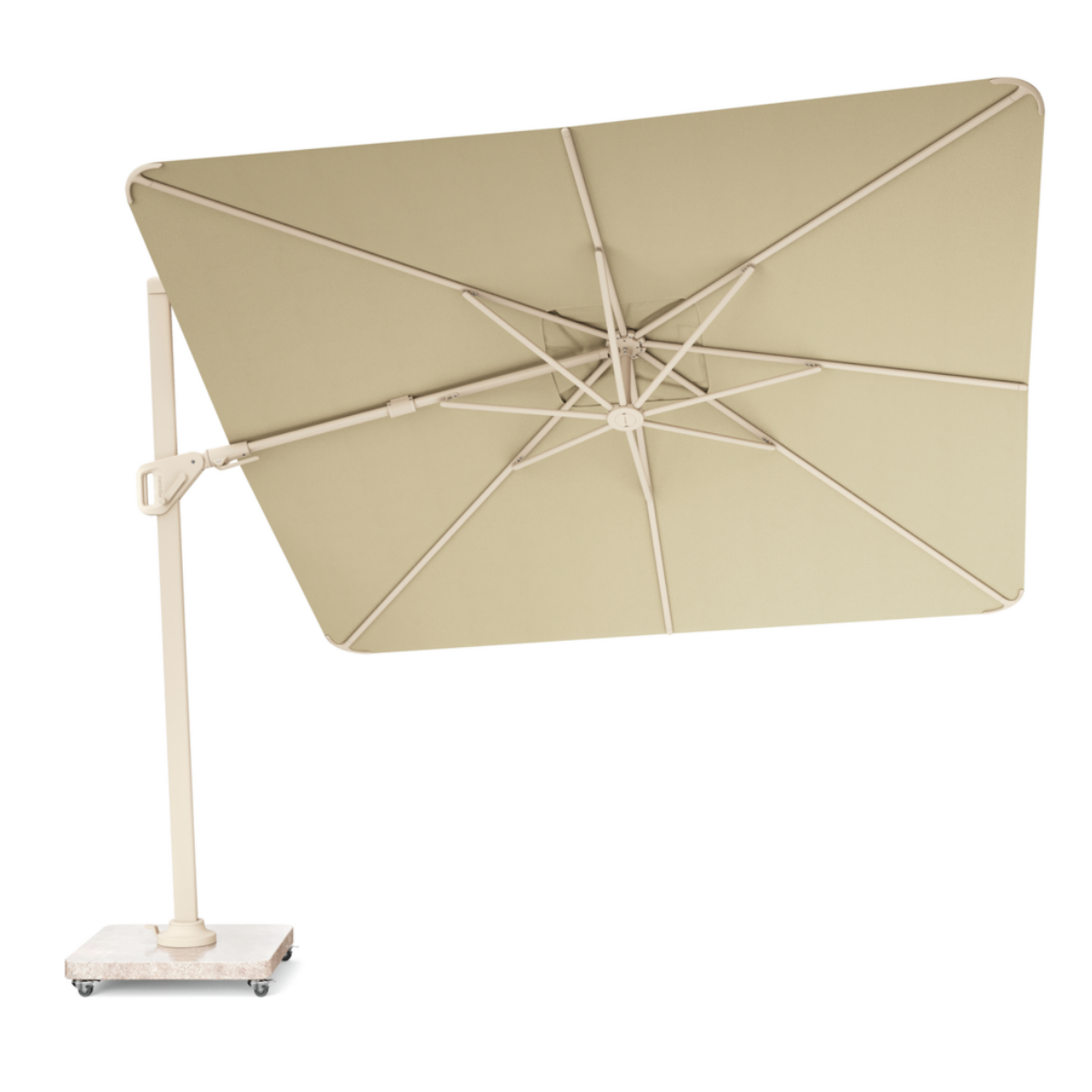 Platinum Zweefparaol Nexus T² Premium Champagne 300 x 300 cm