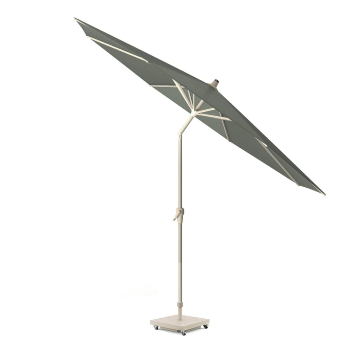 Platinum Stokparasol Riva Sandstone Olijf ø 300 cm
