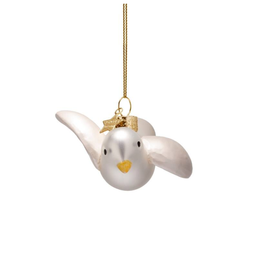 Vondels Kersthanger Nijntje dove of peace 11 cm