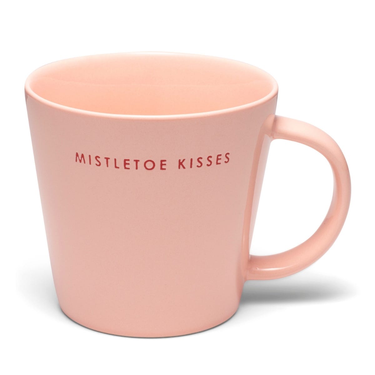 Vondels XL Mok Mistletoe Kisses Roze 11 x 10 x 15 cm