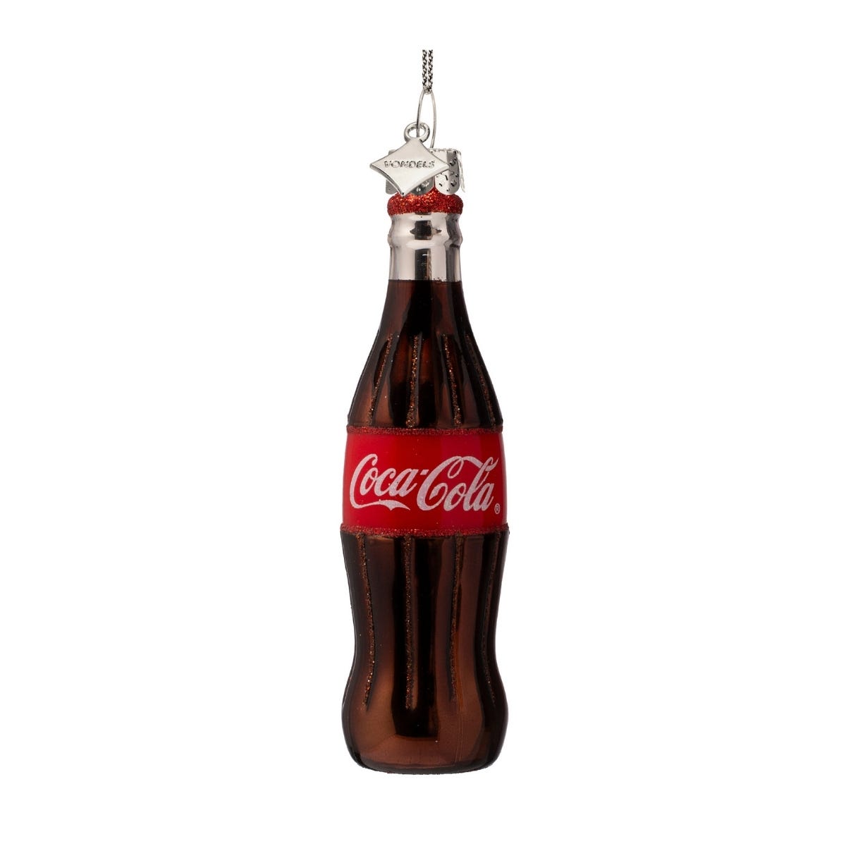 Vondels Kerstornament Coca-Cola fles Rood 3 x 3 x 12 cm