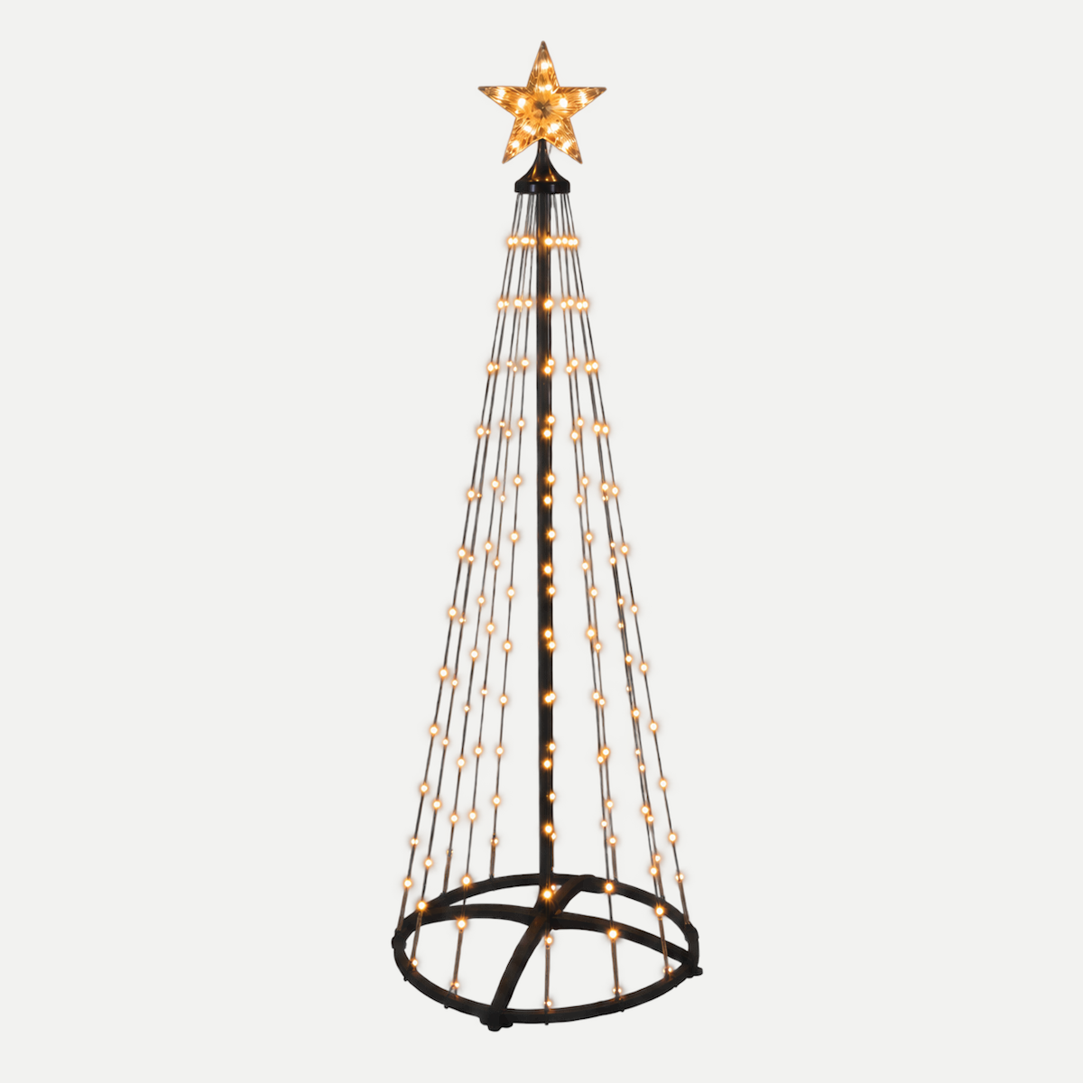 De Bosrand LED Vlaggenmastverlichting Extra Warm Wit 550 Lampjes 90 x 90 x 300 cm