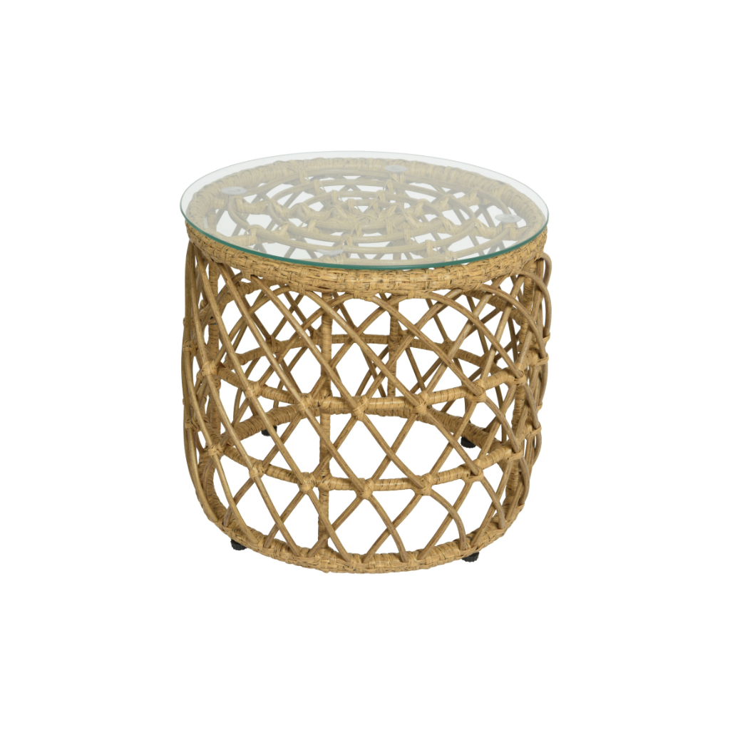 Decoris Bijzettafel Sintra Naturel 48 x 42 cm