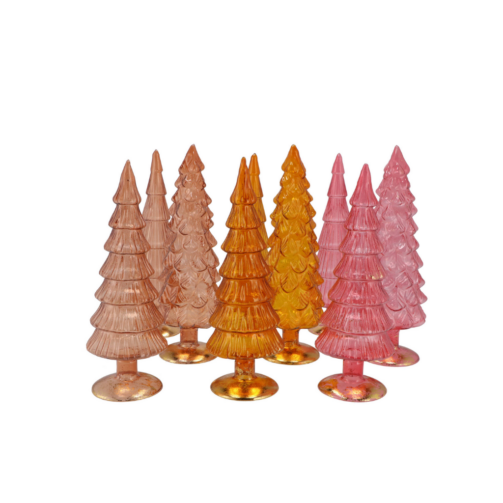 Twinkle Earthy Terra Glass Tree Ass 9x35cm