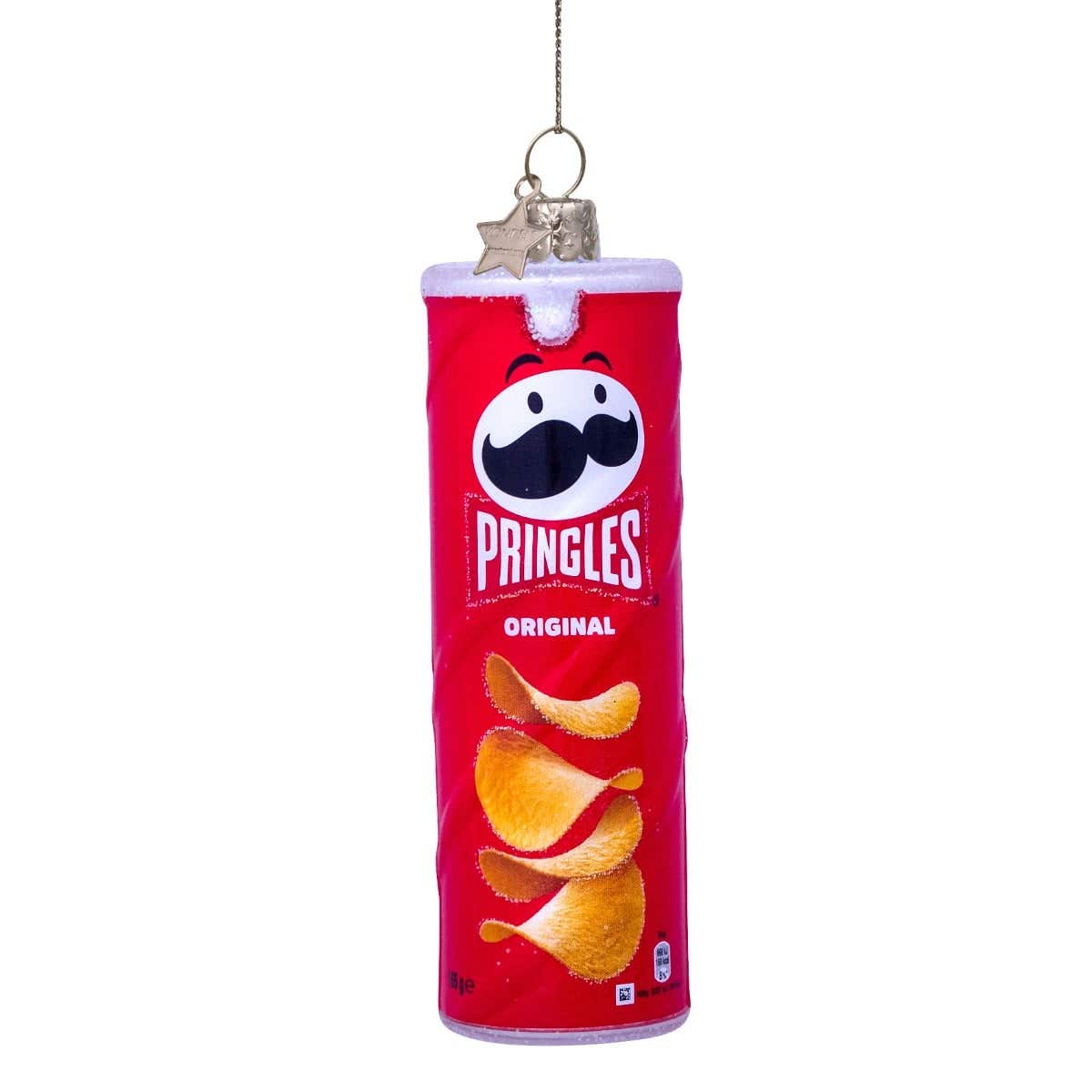 Vondels Kersthanger Pringles rood 12 cm