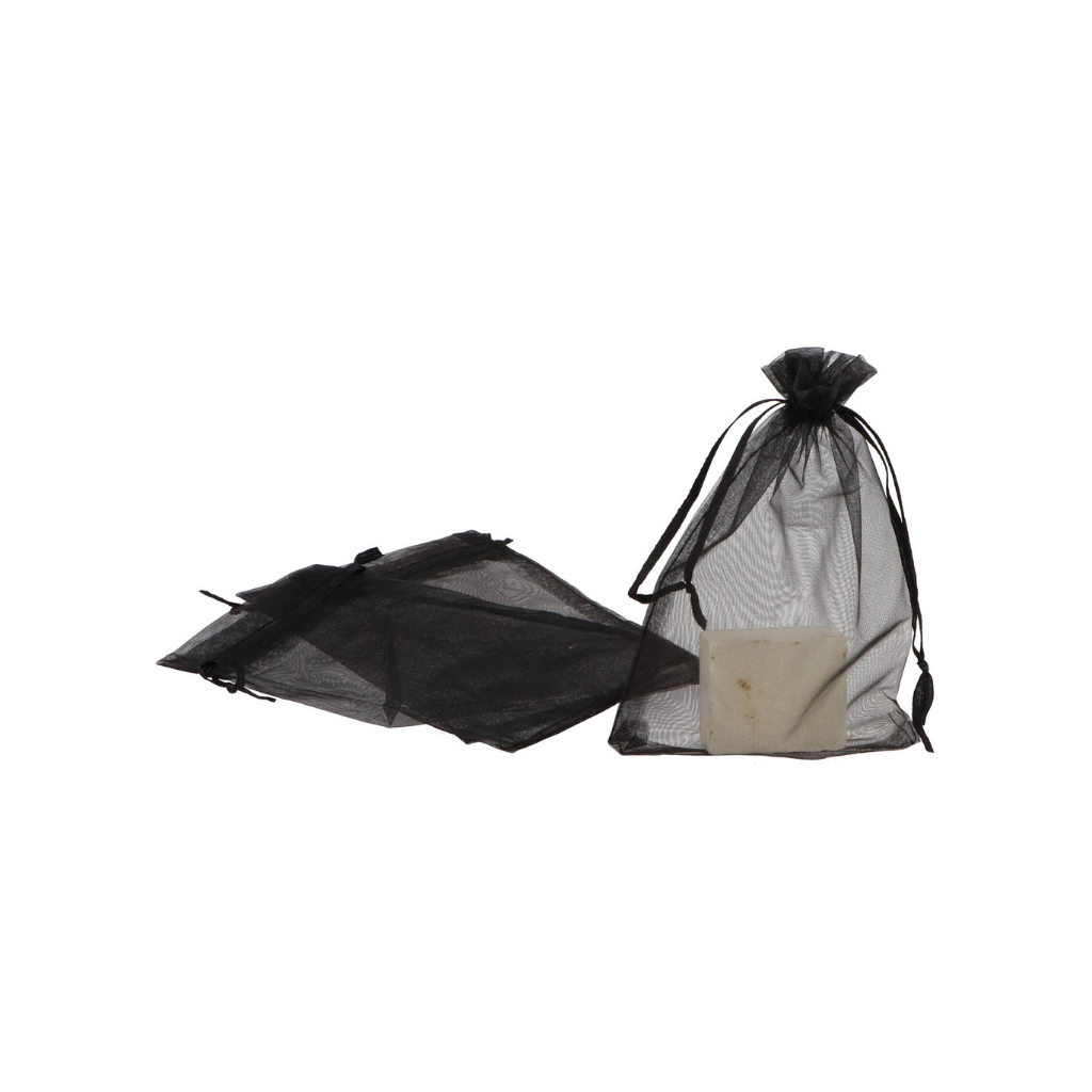 Amber Organza Zakjes Zwart