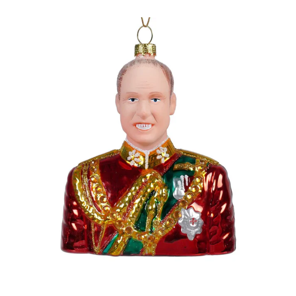 Cody Foster Prince William kerstornament