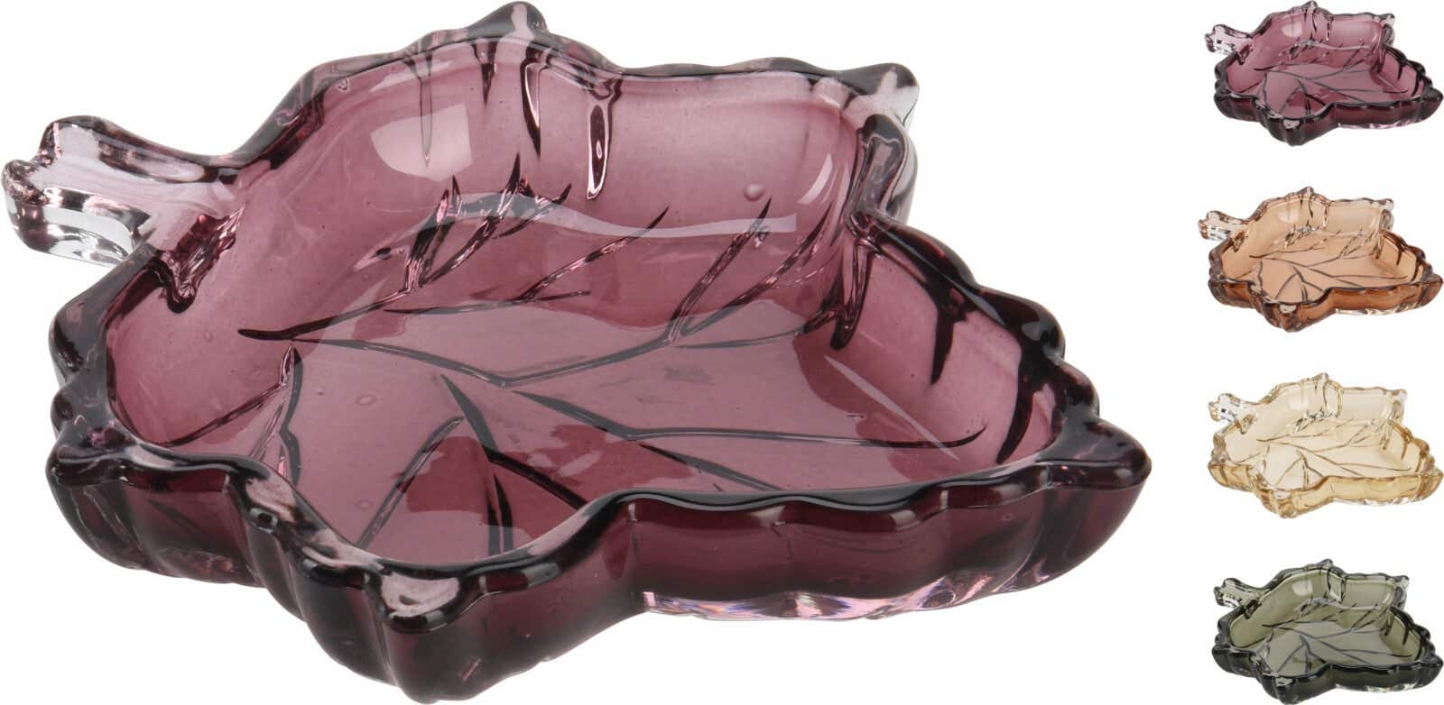 Theelichthouder 14cm blad design