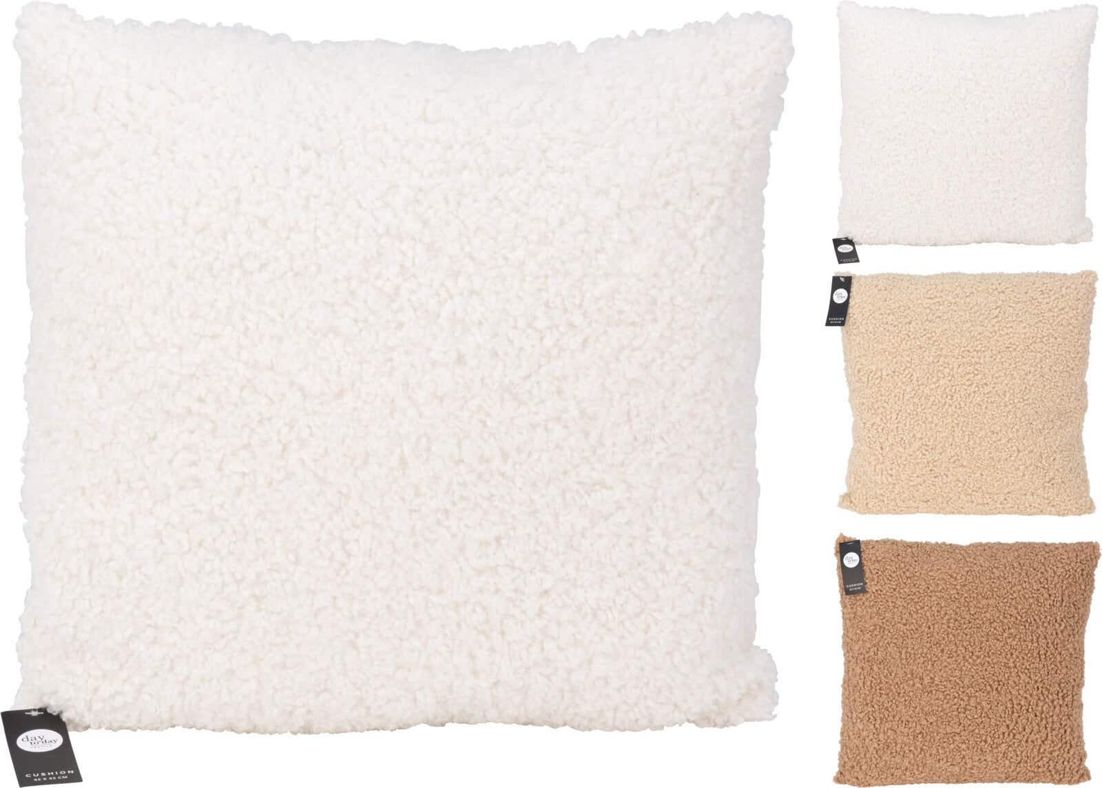 Kussen teddy 45 x 45 cm