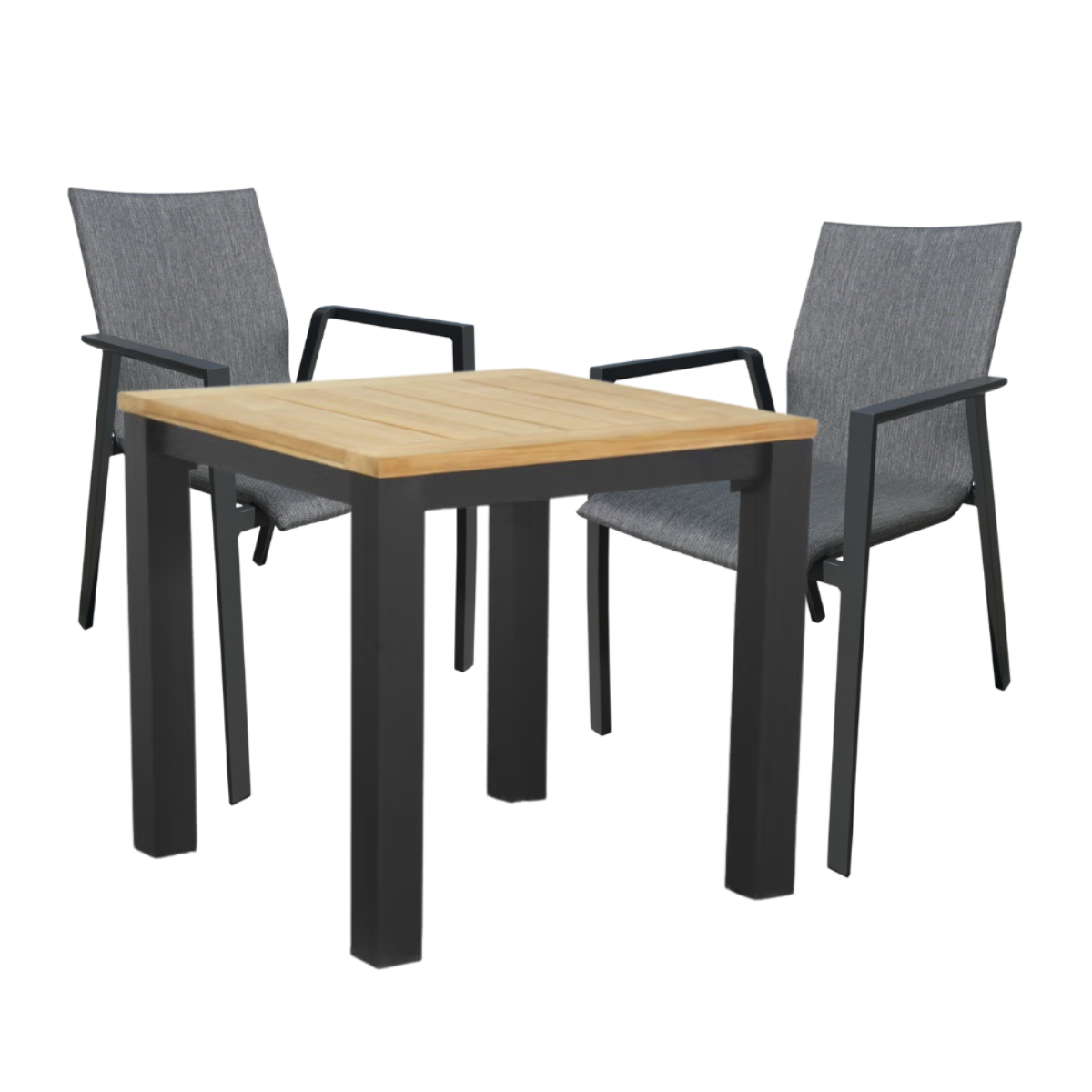 Royal Seasons Diningset 2-zits Alora Antraciet