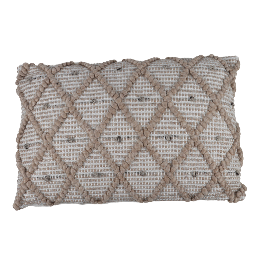 De Bosrand Sierkussen Buiten Benares Beige 40 x 60 cm