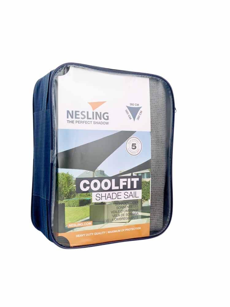 Platinum Sun&Shade Coolfit Schaduwdoek Driehoek Antraciet 360 x 360 x 360 cm