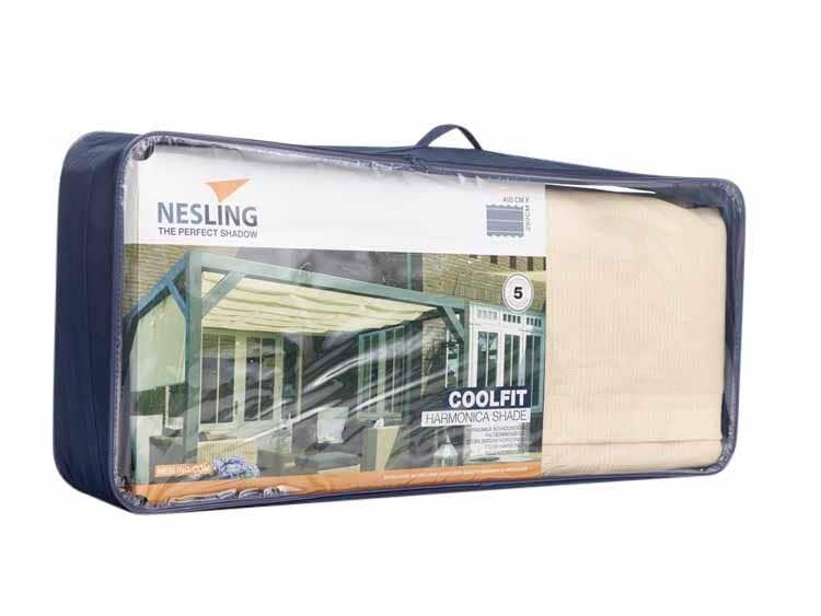 Platinum Sun&Shade Coolfit Harmonica Schaduwdoek Gebroken Wit 400 x 290 cm