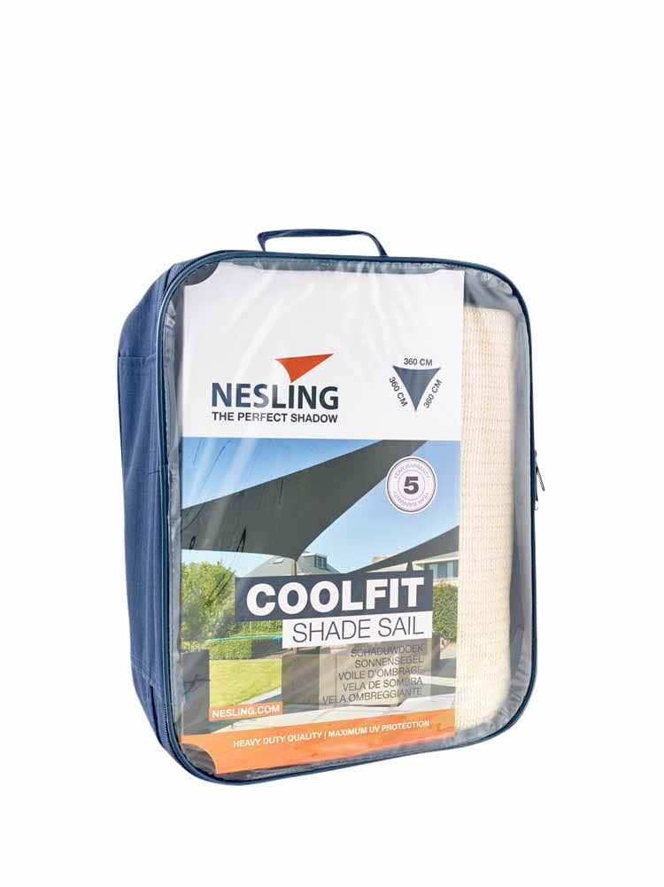 Platinum Sun&Shade Coolfit Schaduwdoek Gebroken Driehoek Wit 360 x 360 x 360 cm