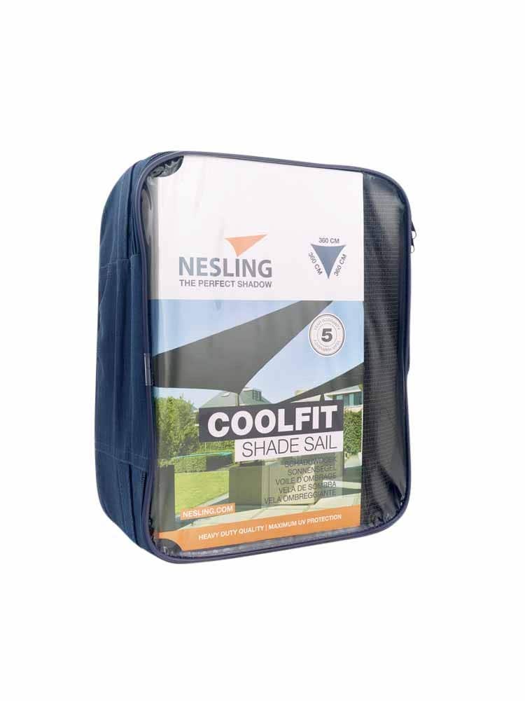 Platinum Sun&Shade Coolfit Schaduwdoek Olijf Driehoek Groen 360 x 360 x 360 cm