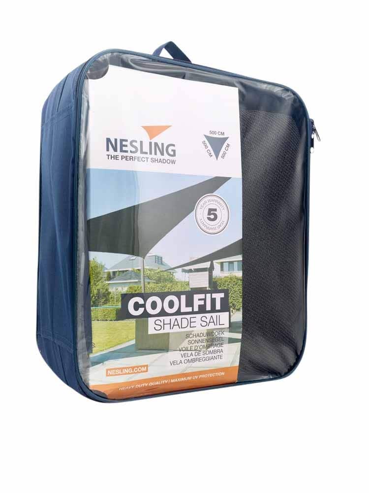 Platinum Sun&Shade Coolfit Schaduwdoek Olijf Driehoek Groen 500 x 500 x 500 cm
