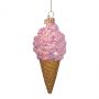 Vondels Kersthanger soft pink ice cream