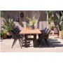Hartman Yasmani Table Teak Top Vintage Brown 180 cm