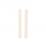 Dinerkaars Ivoor Rustiek Wax Druipkaars 23 cm (2 stuks)