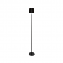 Draadloze Lamp staand mat zwart LED dimbaar 1.2 m