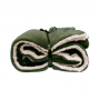 Unique Living Plaid Lars Coral Fleece winter green