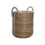 Van der Leeden Plantenmand Streep Grijs 40x45