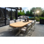 Yoi Tuinstoel Serra Dining Chair Salix Flax Beige