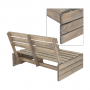 Pro Garden palletbank modulair design 120 cm