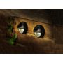 Solar Garden Buitenspots Zwart 2st