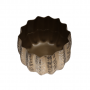 Pot aluminium brush gold 17 x 14.5 cm