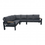 Royal Seasons Memphis hoeklounge met Nero salontafel