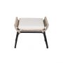 Ease Up Napoli loungestoel met voetensteun beige