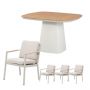 Royal Seasons Las Palmas dining set 4 personen