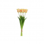 Kunstbloem Zijde Tulp Geel 46cm 5 stuks