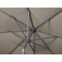 Platinum Riva Stokparasol 2,75x2,75 Zwart