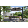 Platinum Ceramica Parasolvoet grijs 90kg