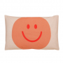 Mica Decorations Kussen smiley roest 55 x 35 cm