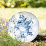 Heinen Delfts Blauw Wandbord Redmer Hoekstra Zebra