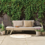 Outdoor Living Loungebed Malmö aluminium creme