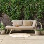 Outdoor Living Loungebed Malmö aluminium creme