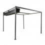 Outdoor Living Pergola aluminium antraciet 3 x 3 m