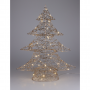 Boom verlicht goud LED 60 cm